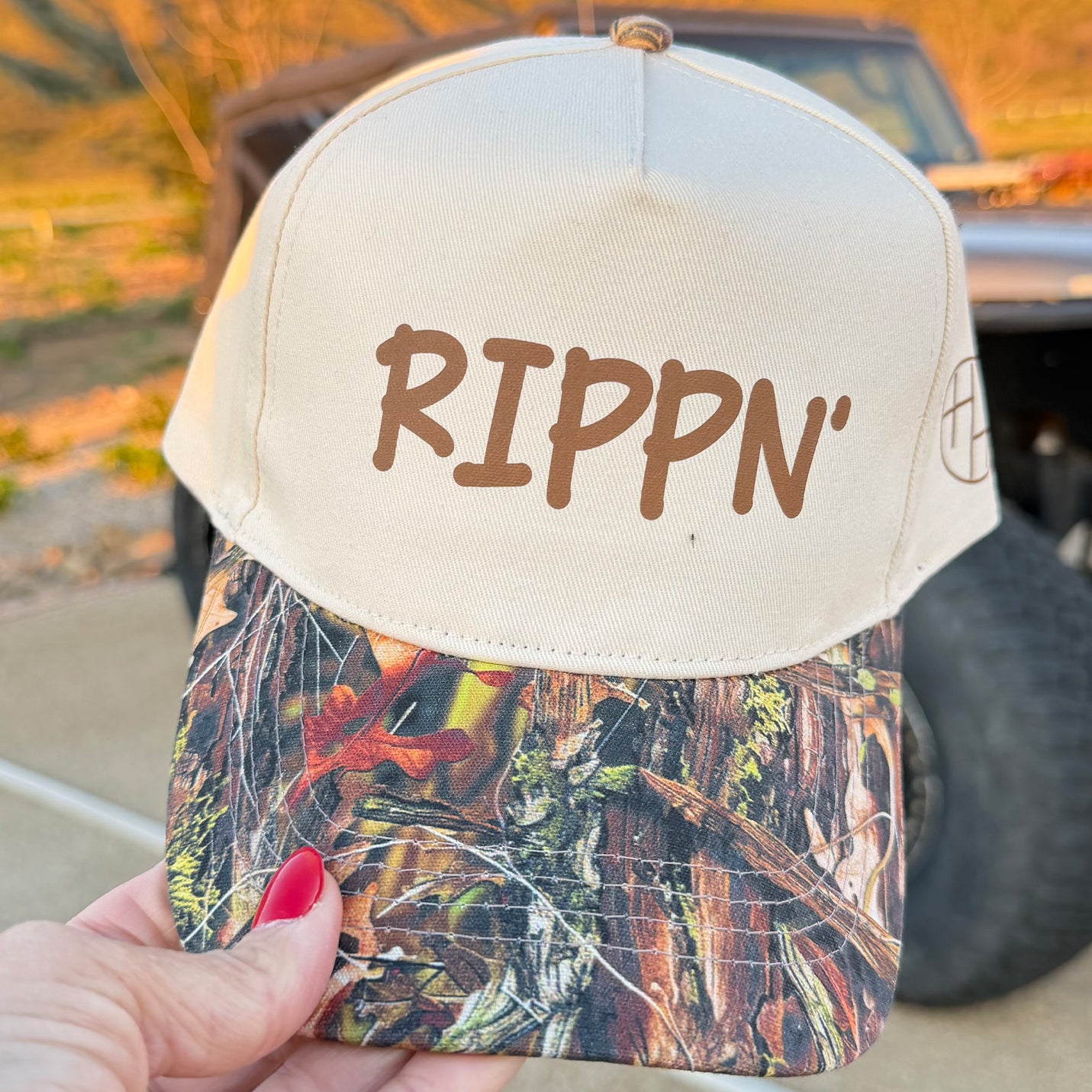 Rippn' Five-Panel Twill Cap